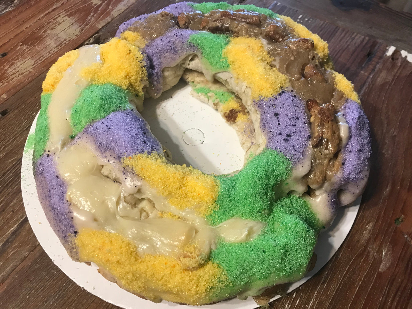 Filled King Cake, Dairy Free and/or Vegan
